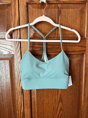 Lululemon Flow Y NULU  Strappy Bra
Crater Blue Size 10 B/C cup